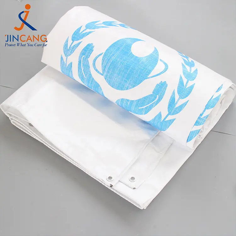 180g puti na may print pe tarpaulin