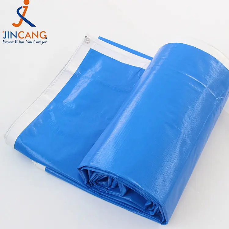 220g asul na puti na may print pe tarpaulin