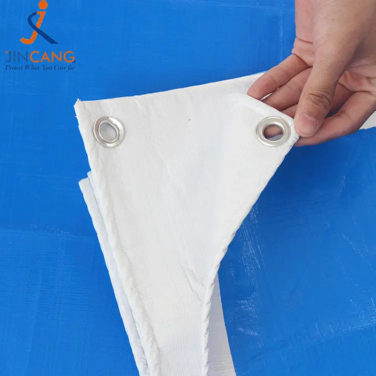 220g asul na puti na may print pe tarpaulin