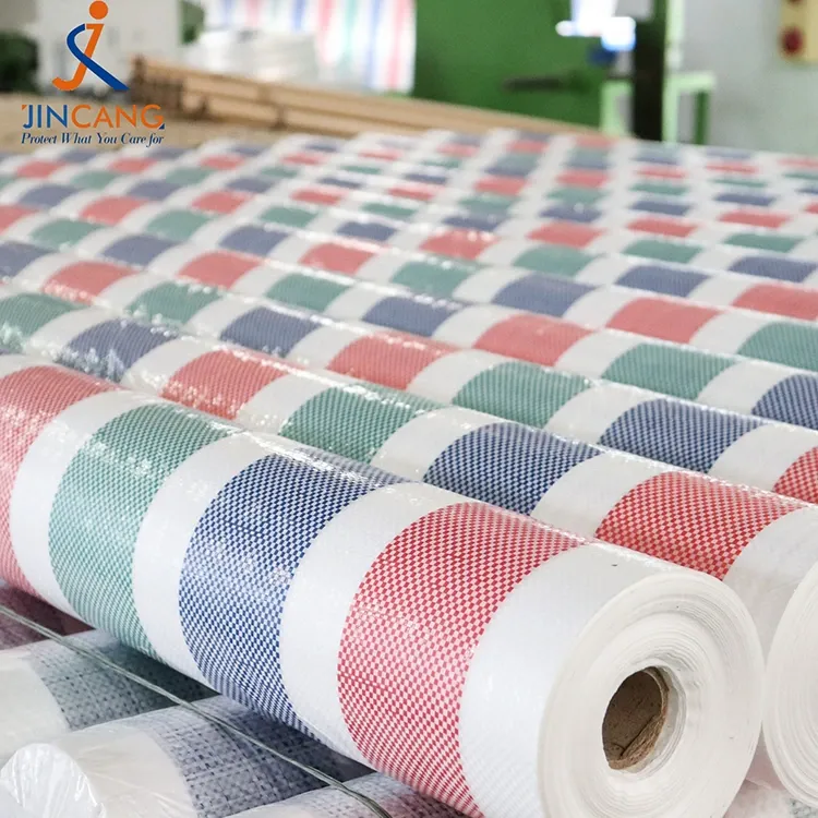 90 GSM Strip PE Tarpaulin Roll