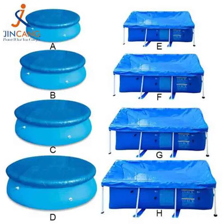 Rectangular pool cover para sa itaas ng mga pool pool