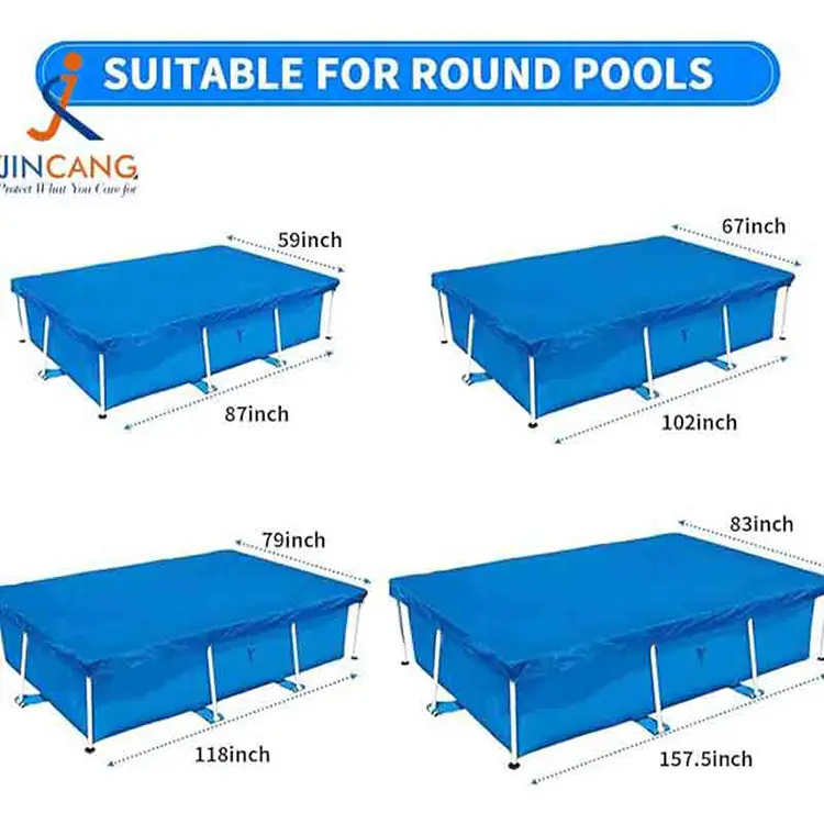 Rectangular pool cover para sa itaas ng mga pool pool