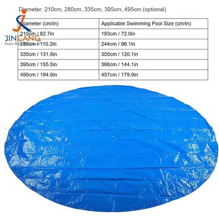 Silver Blue Swimming Pool Cover