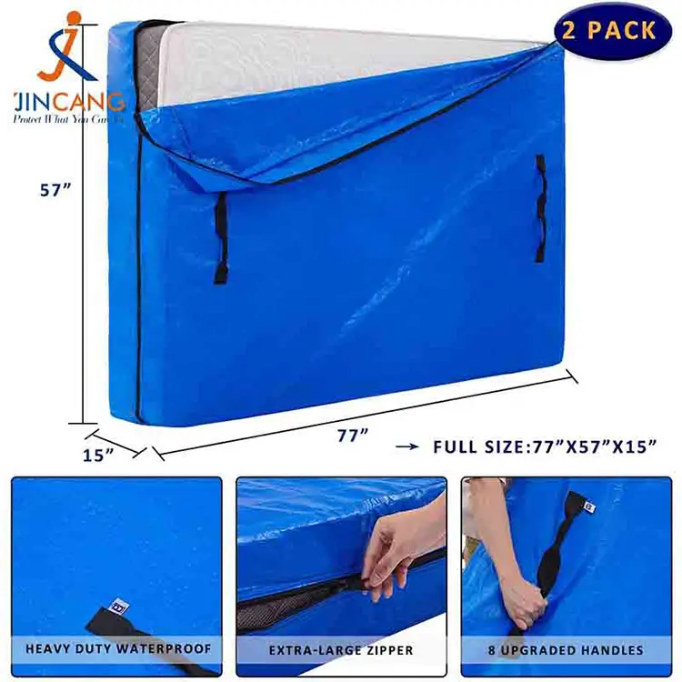 Hindi tinatagusan ng tubig na mga bag ng Mattress