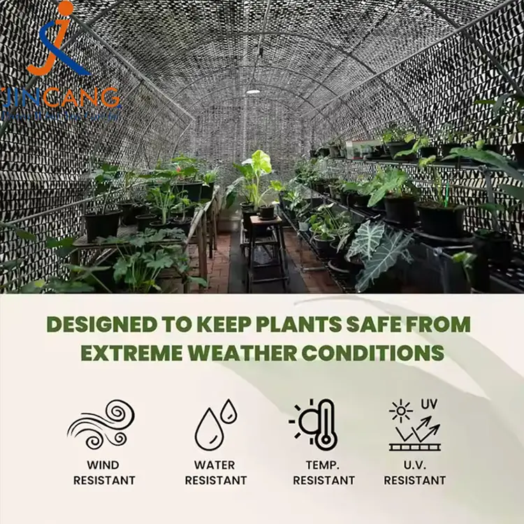 Pinipigilan ang araw at binabawasan ang net shade net