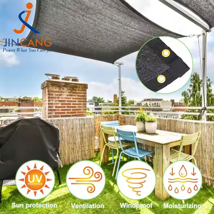 Pinipigilan ang araw at binabawasan ang net shade net