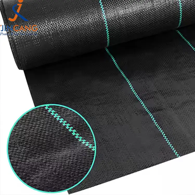 Geotextile Grass Barrier Black Weed Barrier Fabric Mat